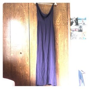 NWT Yigal Azrouel maxi dress silk purple 10